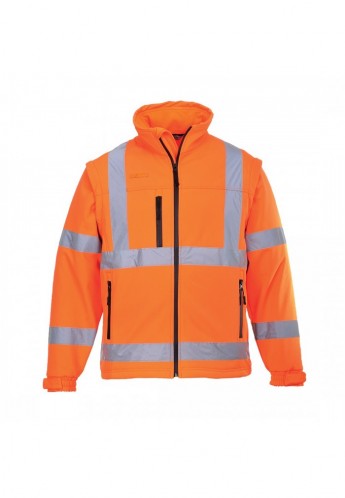 S428 Jacheta Softshell HiVis (3L)