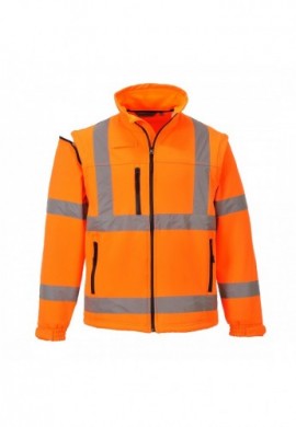 S428 Jacheta Softshell HiVis (3L)
