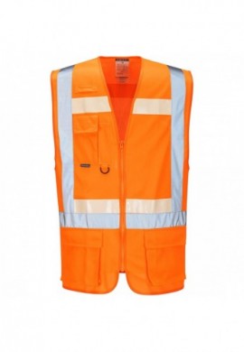 G456 Vesta Glowtex Executive HiVis Ezee Zip